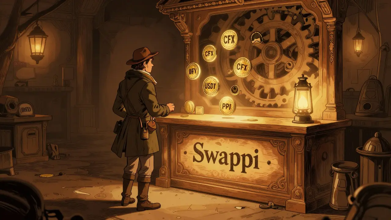 Swappi Crypto Exchange Review: Low Fees, Limited Liquidity on Conflux Network