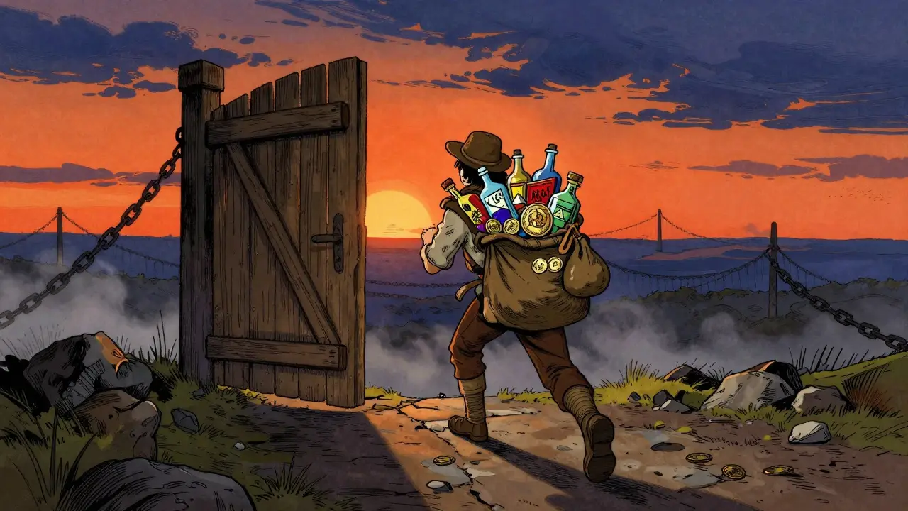 Character racing to claim a treasure chest before a deadline closes