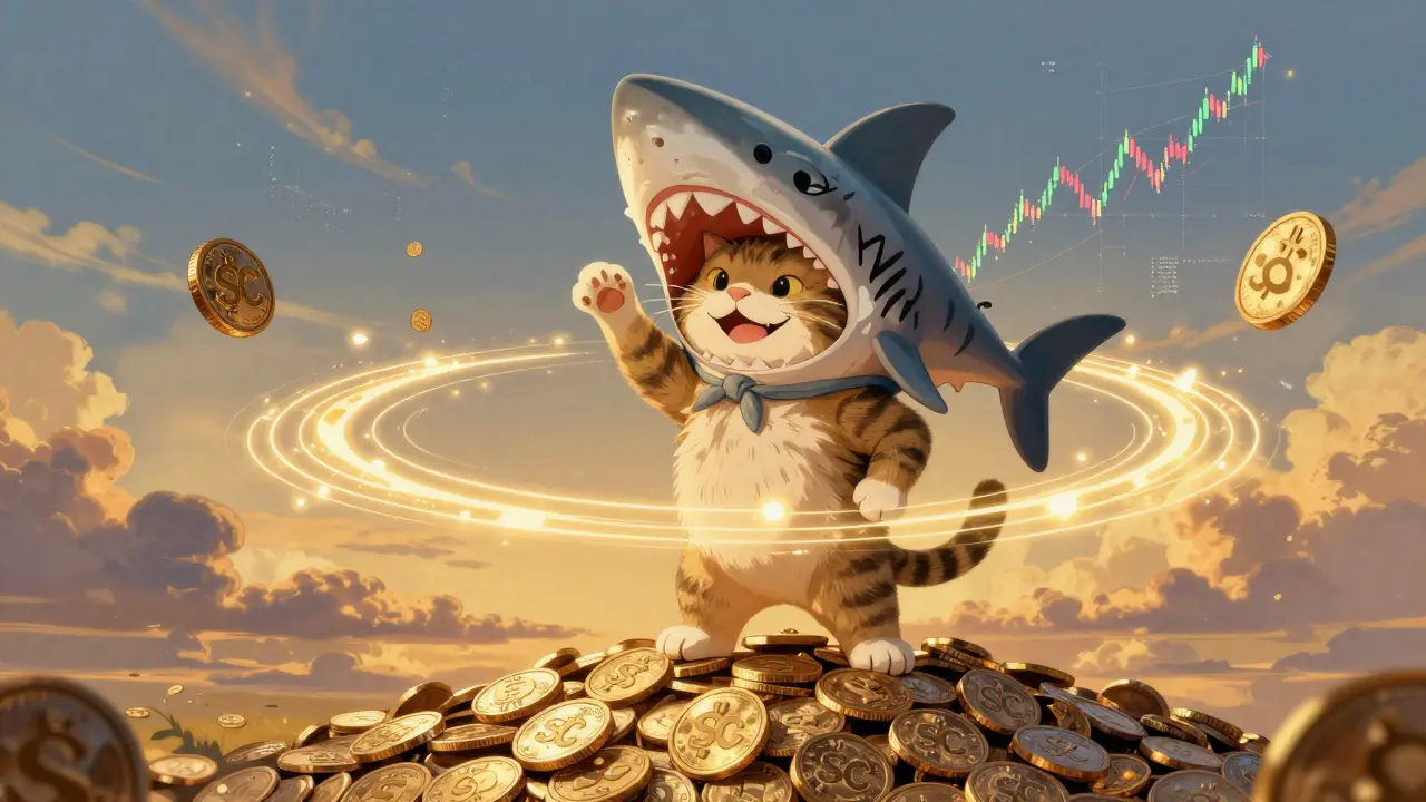 What is Shark Cat (SC) crypto coin? A real look at the meme coin with a shark hat