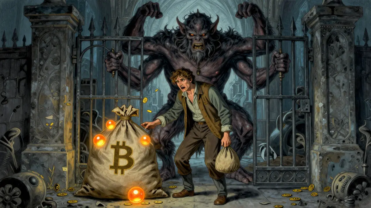 Merchant trapped by high withdrawal fees at a dark gateway