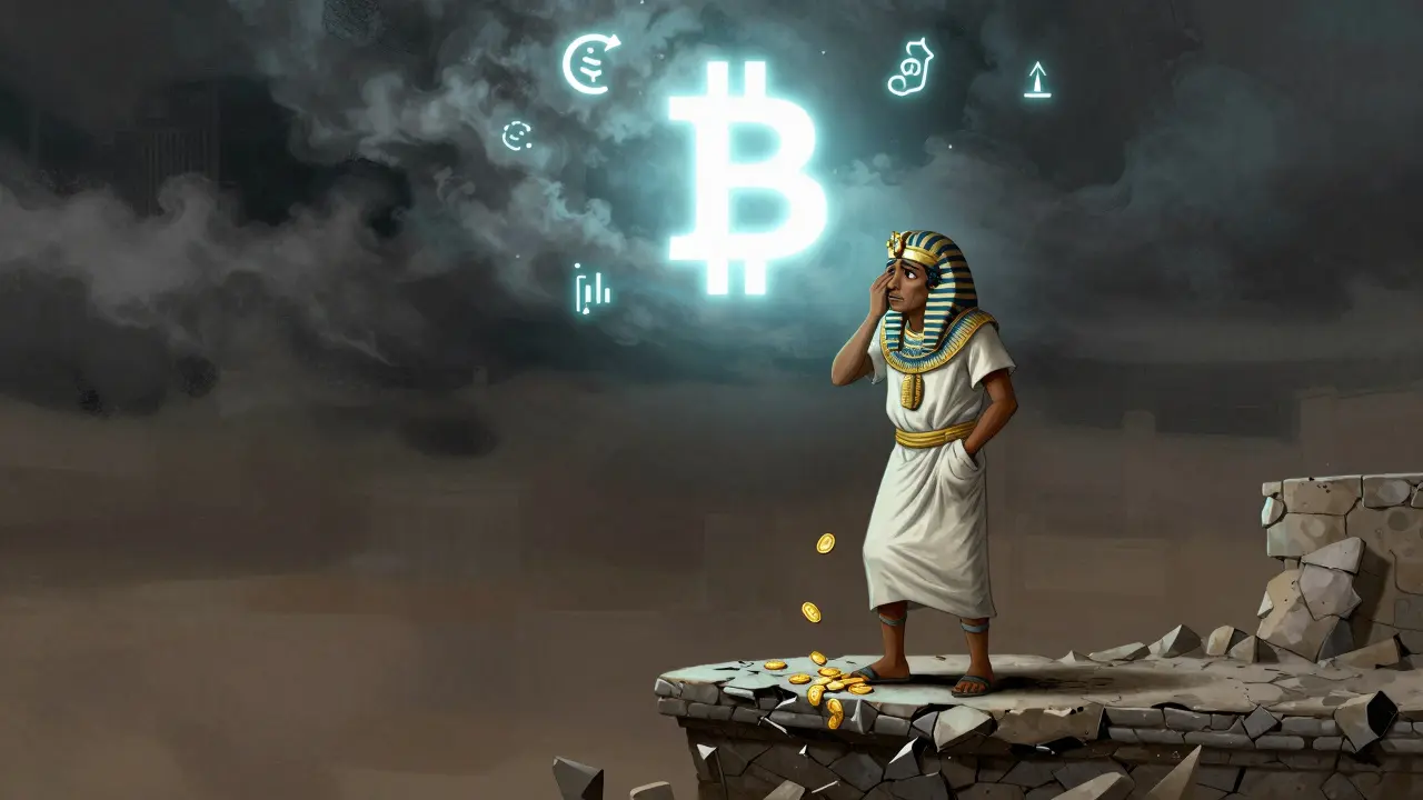 Citizen escaping inflation by moving wealth to stable digital assets.