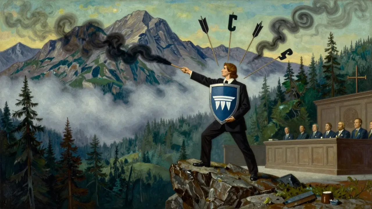Government figure defending energy rights against corporate pressure