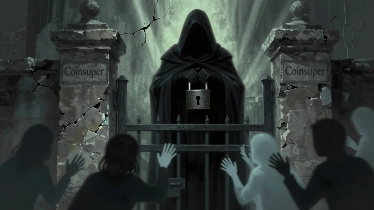 Shadowy figure locking gate in Howard Pyle style illustration