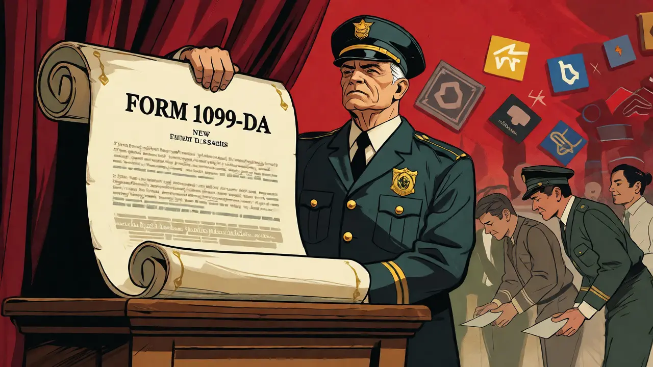 IRS official enforcing standardized crypto reporting on major exchanges.